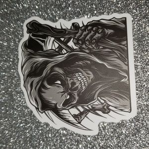 ART Gothic WATERPOOF Sticker Grim Reaper